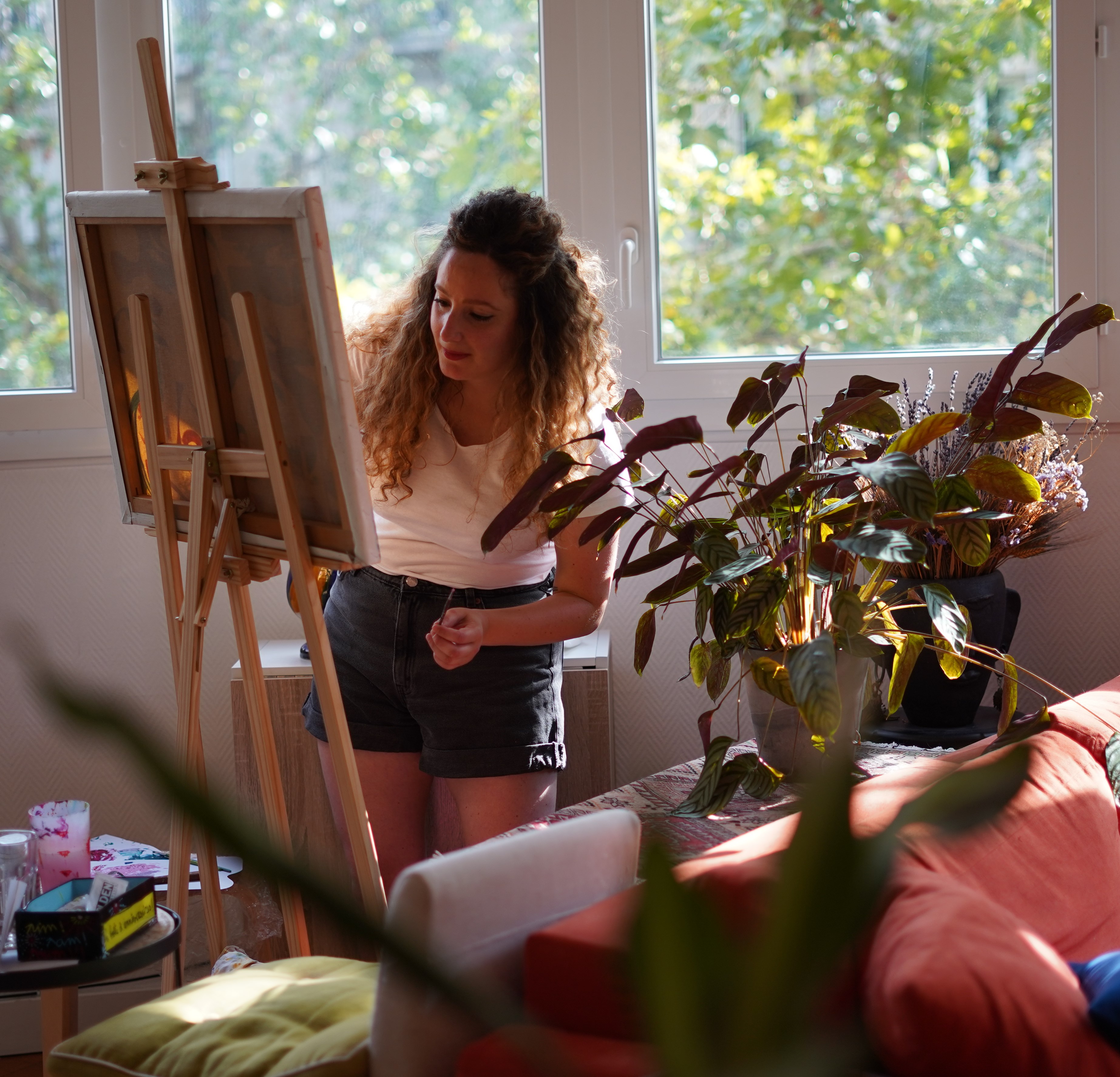 Chazadi à l’atelier